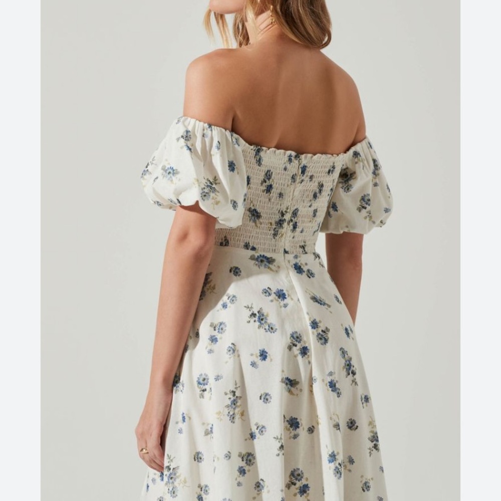 ASTR the Label Off the Shoulder A-Line Dress - Picture 2 of 10